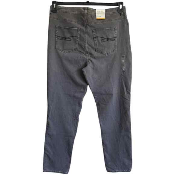 Style & Co Tummy Control High Rise Slim Leg Jeans 24W Grey - Picture 5 of 6